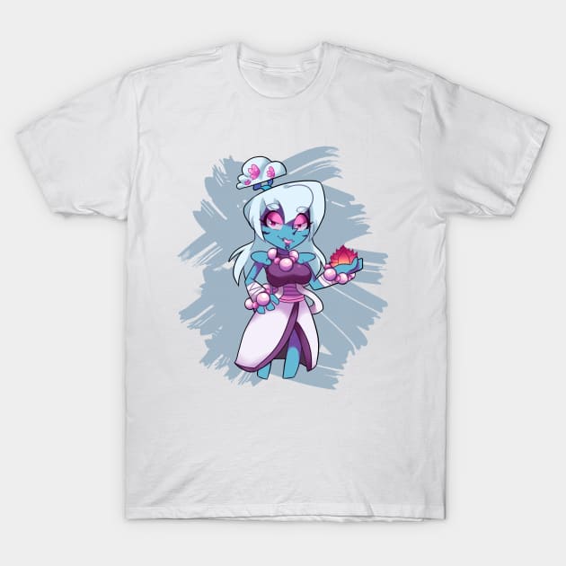 Mystery Skulls-Shiromori T-Shirt by Midnight_rabbit